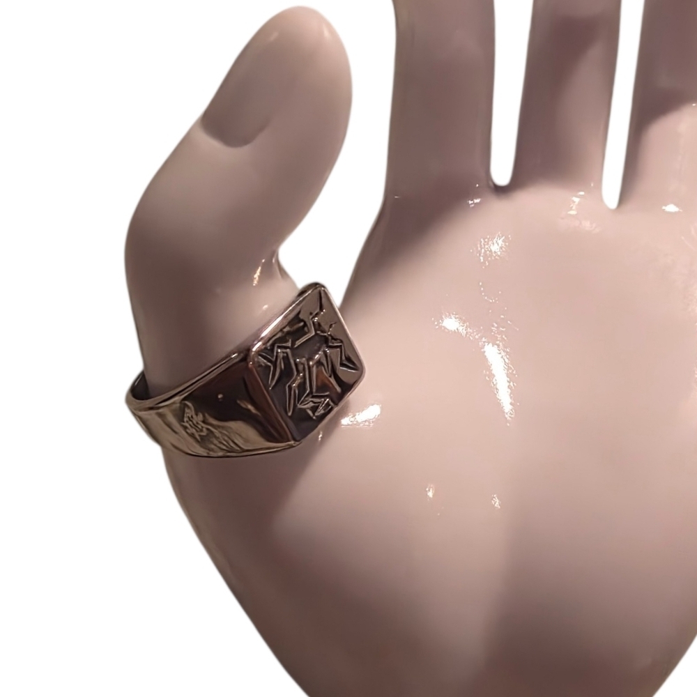 SOLD New Stainless Steel Ring Size 11 - Picture 3 of 4